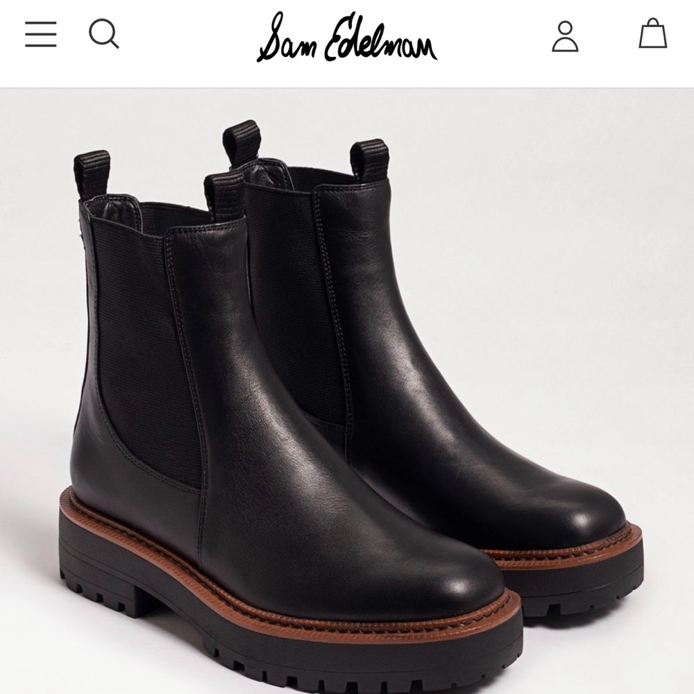 Sam Edelman Laguna Chelsea weatherproof boot. Worn a few times